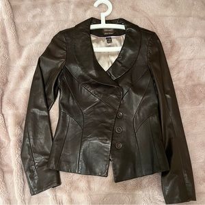 Daniel brown leather jacket
